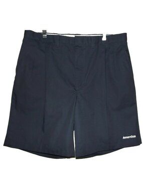 AmeriGas Riverside Shorts Mens 38 x 8" Navy Blue pleated uniform cotton poly